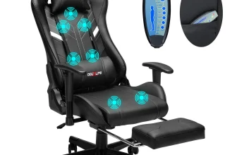 Douxlife GC RC03 Series Gaming Chair with 7 Point Massage Ergonom…