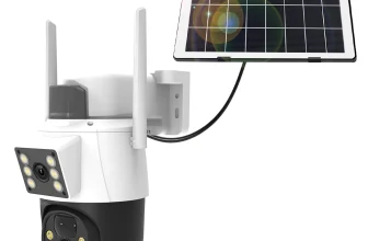 4G 8MP Solar Security Camera Outdoor Dual Lens Camera PTZ AI Huma…