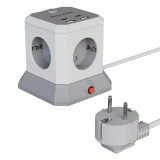 BlitzWolf BW EC1 8 in 1 Vertical Cube EU Socket Plug Power Outlet…