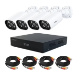 SriHome NVS007 AHD006 4CH Coaxial XVR DVR Security Camera System …