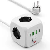 C13 Power Strip Wall Socket Extender with 2 Meter Extension Line …