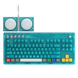 8Bitdo Retro87 Mechanical Gaming Keyboard Water Blue Transparent …