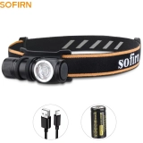 Sofirn HS10 Headlamp 90CRI LED 1100lm USB C Rechargeable 16340 Mi…