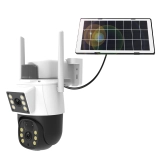 4G 8MP Solar Security Camera Outdoor Dual Lens Camera PTZ AI Huma…